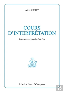 Bertrand.pt - Cours D'Interpretation. Presentation D'Antoine Golea. (1934)