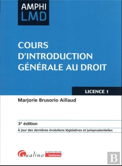 Bertrand.pt - Cours D'Introduction Generale Au Droit, 3eme Edition