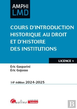 Bertrand.pt - Cours D'Introduction Historique Au Droit Et D'Histoire Des Institutions