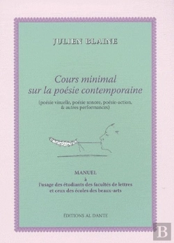 Bertrand.pt - Cours Minimal Sur La Poésie Contemporaine