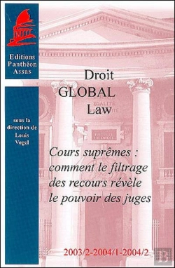 Bertrand.pt - Cours Supremes ; Comment Le Filtrage Des Recours Revele Le Pouvoir Des Juges