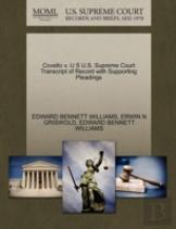 Covello V. U S U.S. Supreme Court Transcript Of Record With Supporting Pleadings