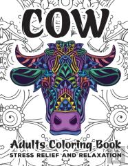 Cow Adults Coloring Book