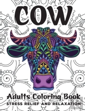 Cow Adults Coloring Book