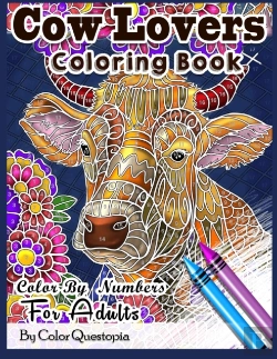 Bertrand.pt - Cow Lovers Coloring Book - Color By Numbers For Adults