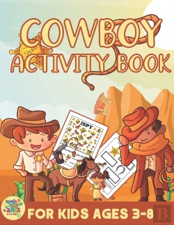 Bertrand.pt - Cowboy Activity Book For Kids Ages 3-8