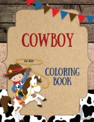 Cowboy Coloring Book For Kids