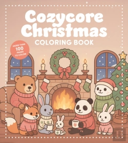 Bertrand.pt - Cozycore Christmas Coloring Book