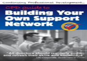 Cpd Guide To Building Your Own Support Network