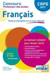 Cpre ; Concours Professeur Des Écoles Français ; Le Manuel Complet Pour Réussir (Édition 2021)