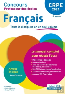 Bertrand.pt - Cpre ; Concours Professeur Des Écoles Français ; Le Manuel Complet Pour Réussir (Édition 2021)