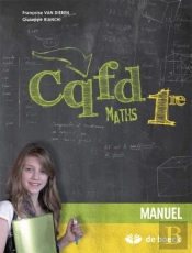 Cqfd Maths 1ere Annee -  Manuel