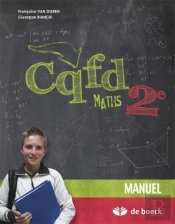 Cqfd Maths - 2eme Annee - Manuel