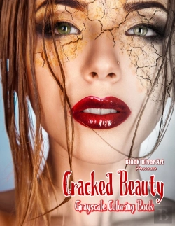 Bertrand.pt - Cracked Beauty Grayscale Coloring Book