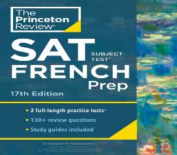 Cracking The Sat Subject Test In French