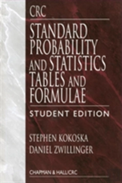 Bertrand.pt - Crc Standard Probability And Statistics Tables And Formulae, Student Edition