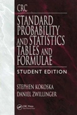 Bertrand.pt - Crc Standard Probability And Statistics Tables And Formulae, Student Edition