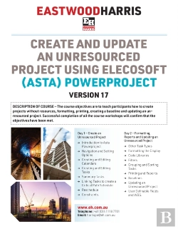 Bertrand.pt - Create And Update An Unresourced Project Using Elecosoft (Asta) Powerproject Version 17