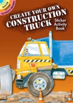 Bertrand.pt - Create Your Own Construction Truck Sticker Activity Book