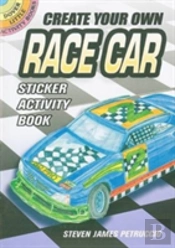 Create Your Own Race Car Sticker Activity Book