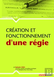 Création Et Fonctionnement D'Une Régie