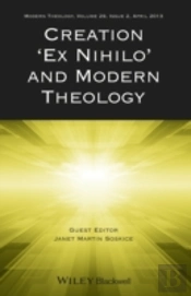 Creation 'Ex Nihilo' And Modern Theology