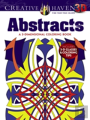 Creative Haven 3-D Abstracts Coloring Book