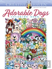 Creative Haven Adorable Dogs Coloring Book