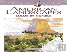 Creative Haven American Landscapes Color By Number Coloring Book