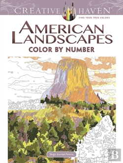 Bertrand.pt - Creative Haven American Landscapes Color By Number Coloring Book