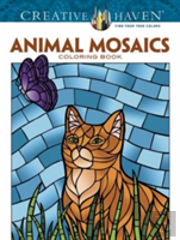 Creative Haven Animals Mosaics Coloring Book