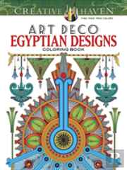 Creative Haven Art Deco Egyptian Designs Coloring Book