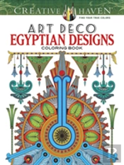Creative Haven Art Deco Egyptian Designs Coloring Book
