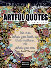 Creative Haven Artful Quotes Coloring Book
