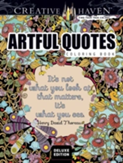 Bertrand.pt - Creative Haven Artful Quotes Coloring Book