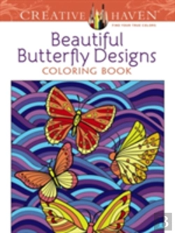 Bertrand.pt - Creative Haven Beautiful Butterfly Designs Coloring Book