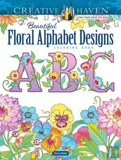 Bertrand.pt - Creative Haven Beautiful Floral Alphabet Designs Coloring Book