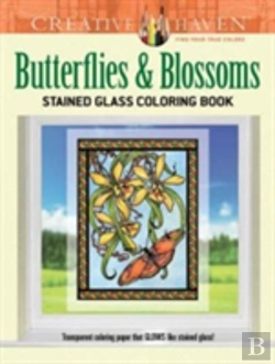 Bertrand.pt - Creative Haven Butterflies And Blossoms Stained Glass Coloring Book