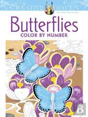 Creative Haven Butterflies Color By Number Coloring Book