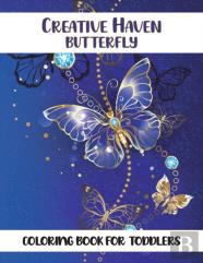 Creative Haven Butterfly Coloring Book For Toddlers