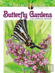 Creative Haven Butterfly Gardens Coloring Book