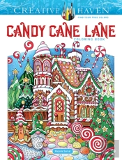 Creative Haven Candy Cane Lane Coloring Book