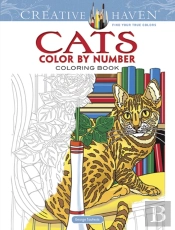 Creative Haven Cats Color By Number Coloring Book