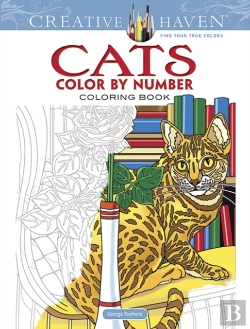 Bertrand.pt - Creative Haven Cats Color By Number Coloring Book
