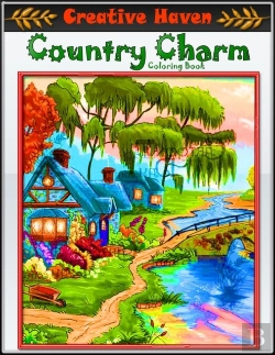 Bertrand.pt - Creative Haven Country Charm Coloring Book