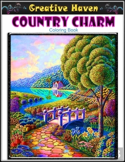 Bertrand.pt - Creative Haven Country Charm Coloring Book