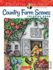 Creative Haven Country Farm Scenes Coloring Book