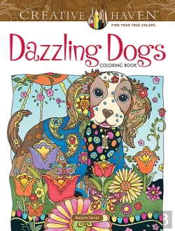 Bertrand.pt - Creative Haven Dazzling Dogs Coloring Book
