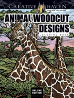 Bertrand.pt - Creative Haven Deluxe Edition Animal Woodcut Designs Coloring Book