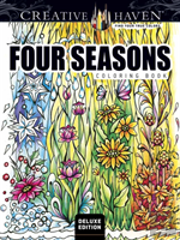 Creative Haven Deluxe Edition Four Seasons Coloring Book